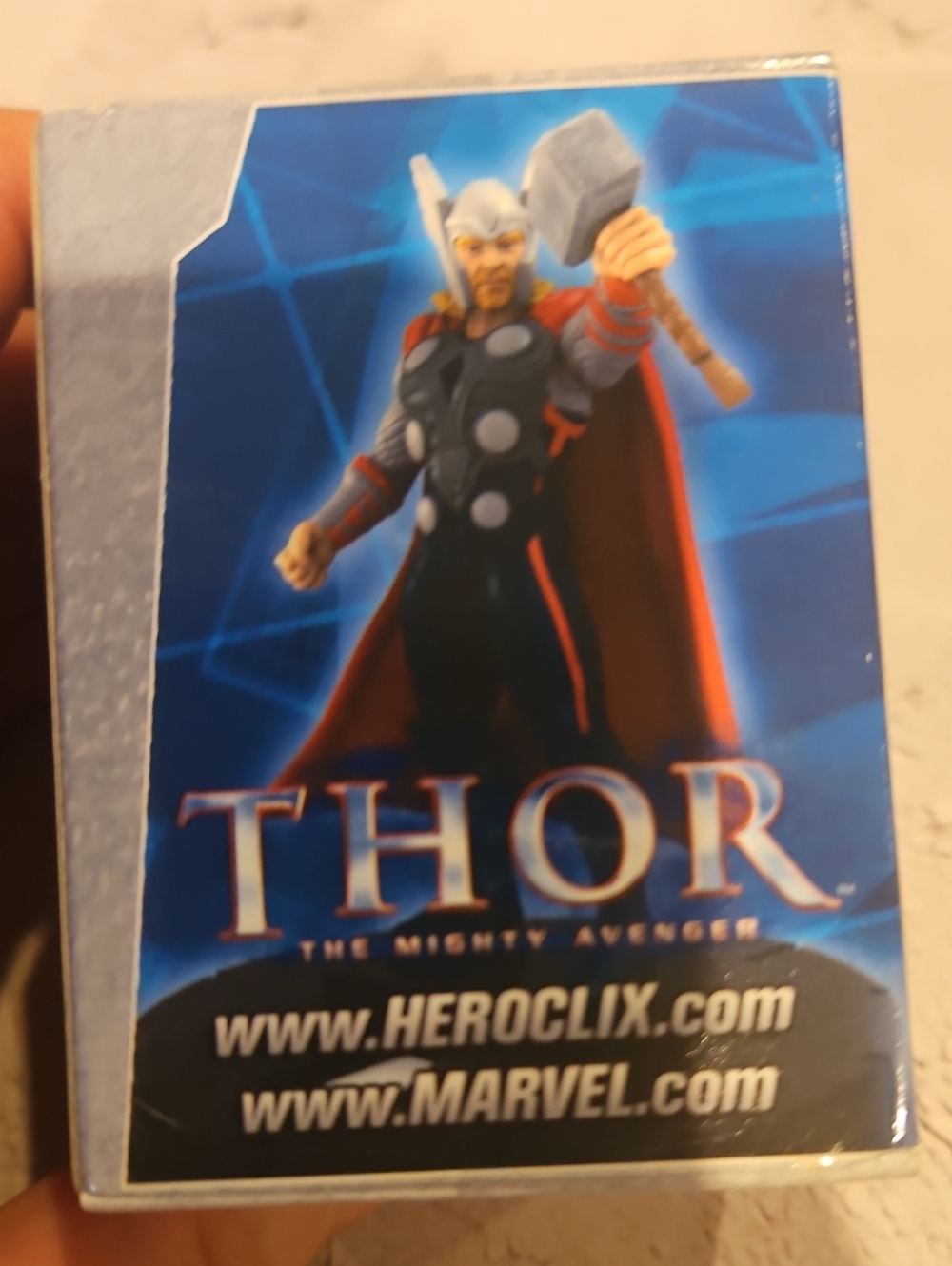 🌟3/$25🌟 Sealed Marvel Avengers Booster Pack featuring promotional Thor figure